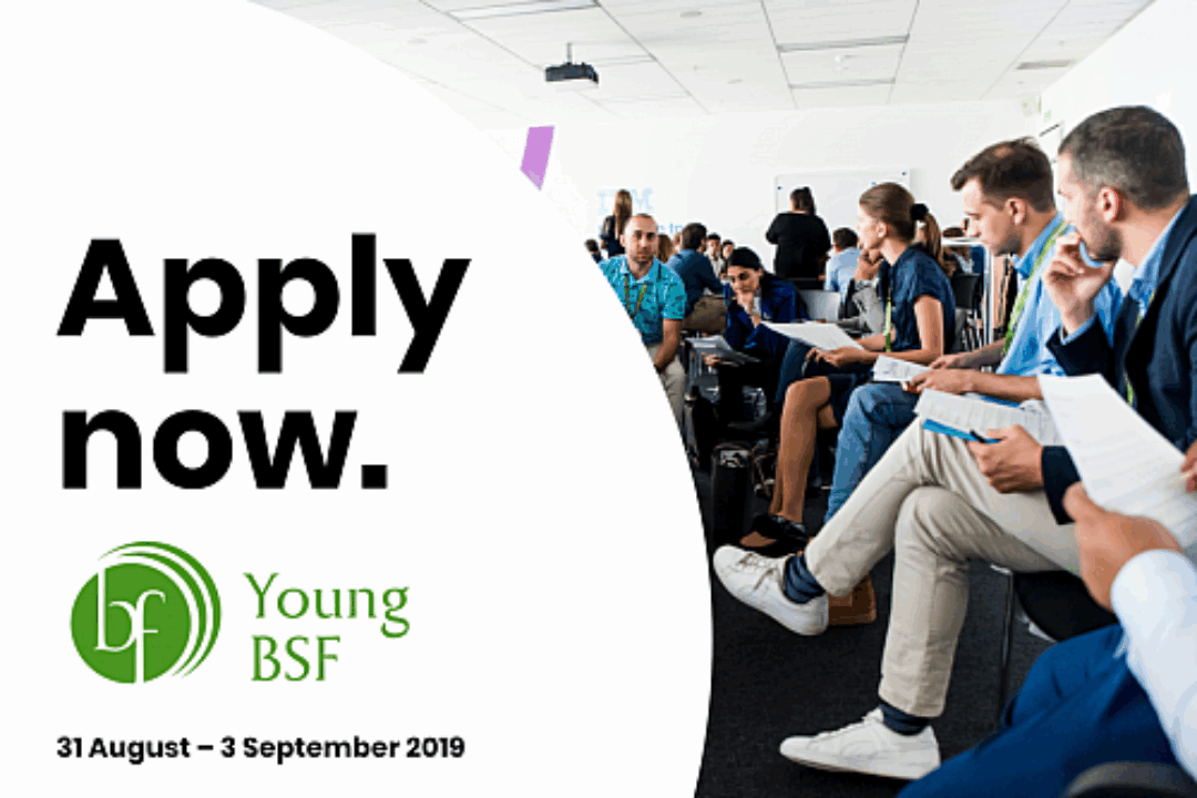 [APPLY NOW] Young BSF 2019: Youth as a (Future) (Re)source